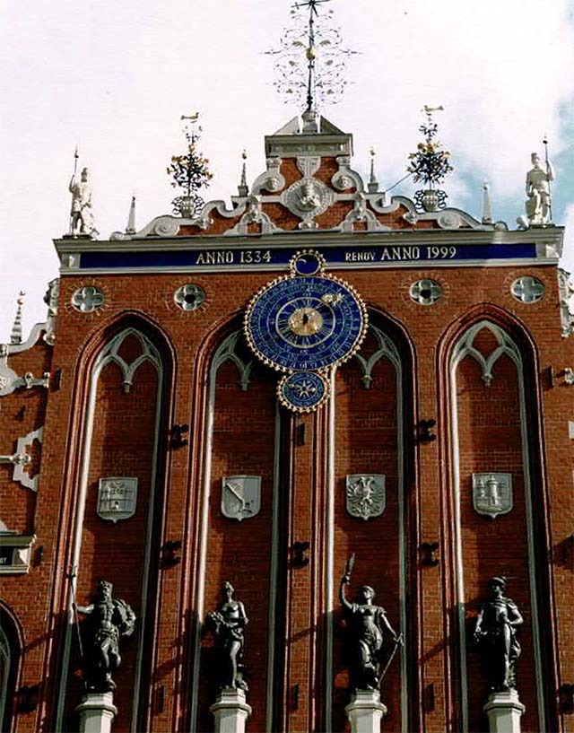 fertige Uhr in Riga